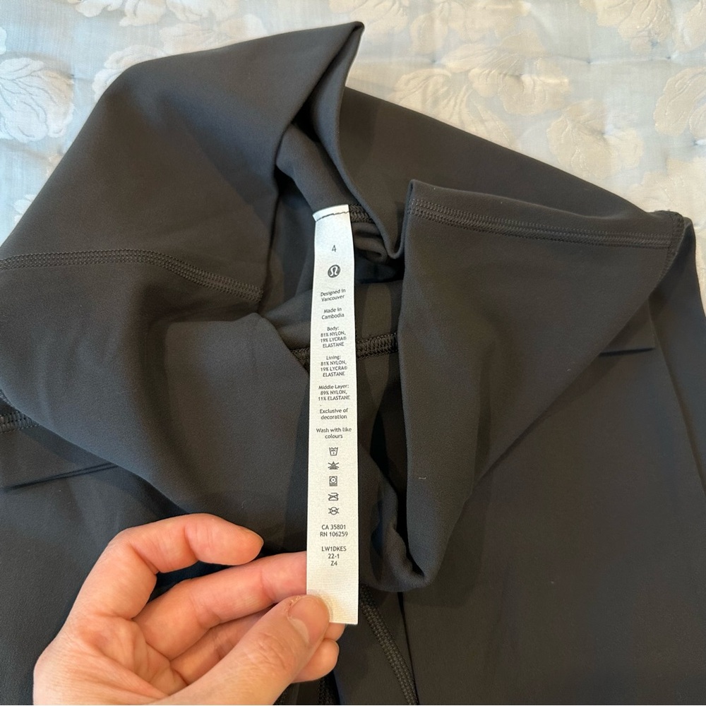 Lululemon Align High-Rise Pant 25" Black Granite size 4 6 new 2024 - Picture 12 of 14